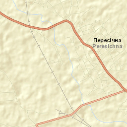 Peresichna Street Map