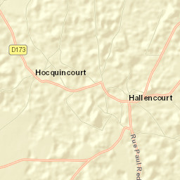 Hallencourt Street Map