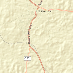 Flesselles Street Map