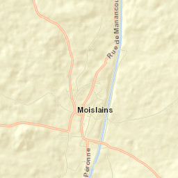 Moislains Street Map