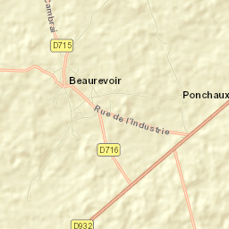 Beaurevoir Street Map