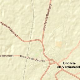 Bohain-en-Vermandois Street Map