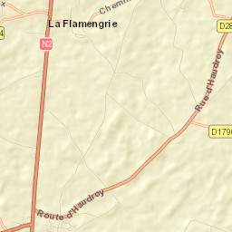 La Flamengrie Street Map