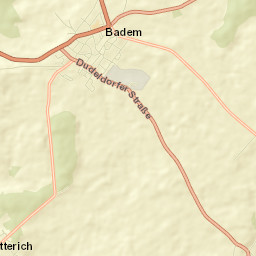 Badem Street Map