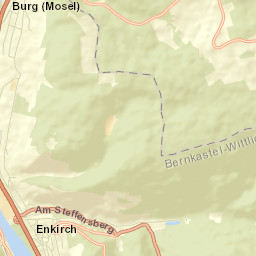 Enkirch Street Map