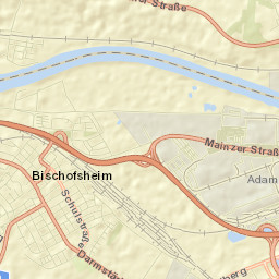 Bischofsheim Street Map