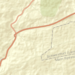Regierungsbezirk Unterfranken Street Map