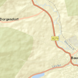 Baunach Street Map