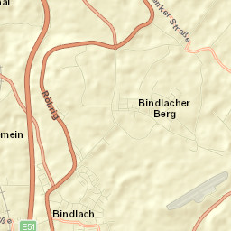 Bindlach Street Map
