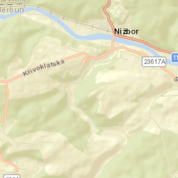 Nižbor Street Map