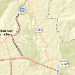 Kostelec nad Černými Lesy Street Map