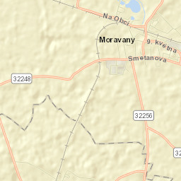 Moravany Street Map