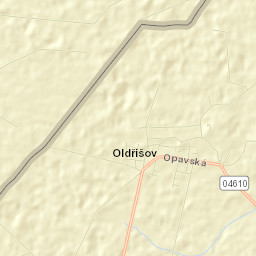 Oldřišov Street Map