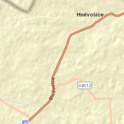 Hněvošice Street Map