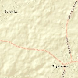 Czyżowice Street Map