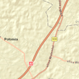 Połomia Street Map