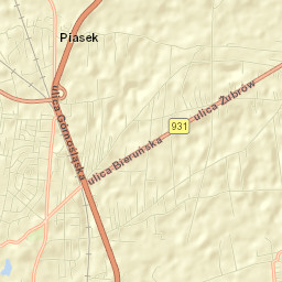 Pszczyna Street Map