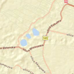 Przeciszów Street Map