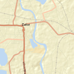 Zator Street Map