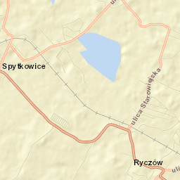 Ryczów Street Map
