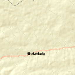 Niedźwiada Street Map
