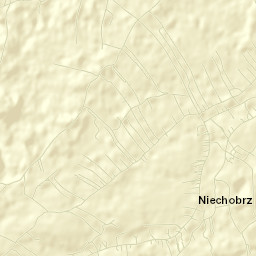 Niechobrz Street Map