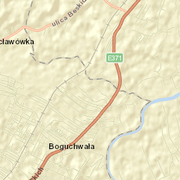 Boguchwała Street Map