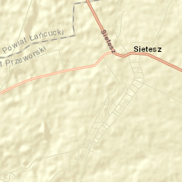 Sietesz Street Map