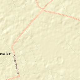 Krzeczowice Street Map