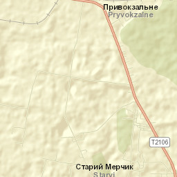 Staryy Merchyk Street Map
