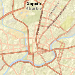 Kharkiv Street Map
