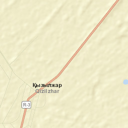 Kyzylzhar Street Map