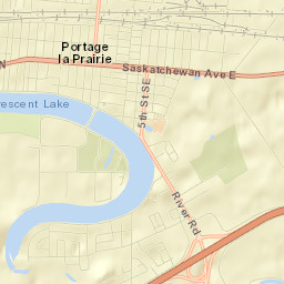 Portage la Prairie Street Map