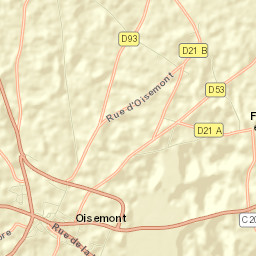 Oisemont Street Map