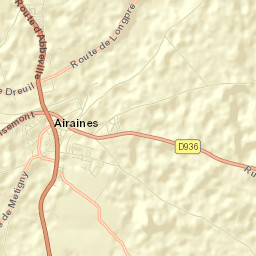 Airaines Street Map