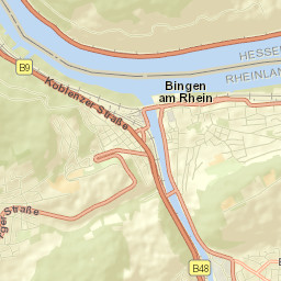 Bingen am Rhein Street Map