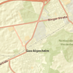 Gau-Algesheim Street Map