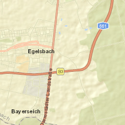 Egelsbach Street Map