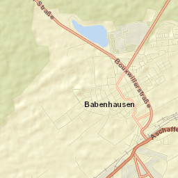 Babenhausen Street Map