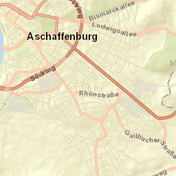 Aschaffenburg Street Map