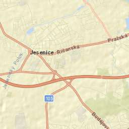 Jesenice Street Map