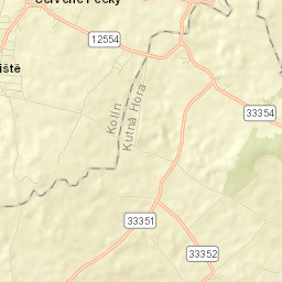 Červené Pečky Street Map