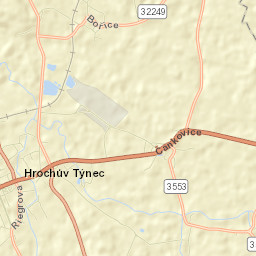 Hrochův Týnec Street Map
