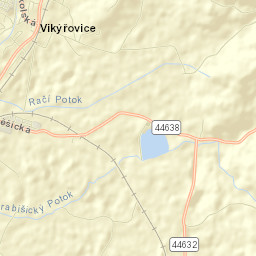Vikýřovice Street Map