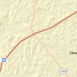 Chlebičov Street Map