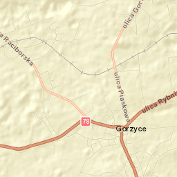 Gorzyce Street Map