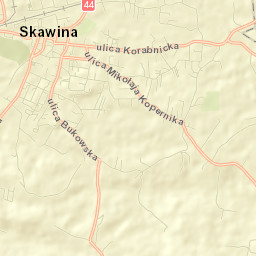 Skawina Street Map