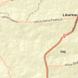 Libertów Street Map