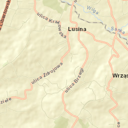 Wrząsowice Street Map