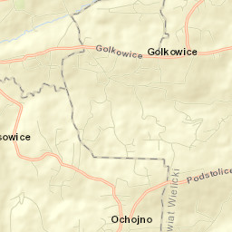 Ochojno Street Map